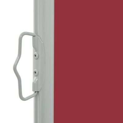 vidaXL Ausziehbare Seitenmarkise 160x300 cm Rot