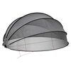 vidaXL Pool-Dome Schwarz 546 x 516 x 250 cm