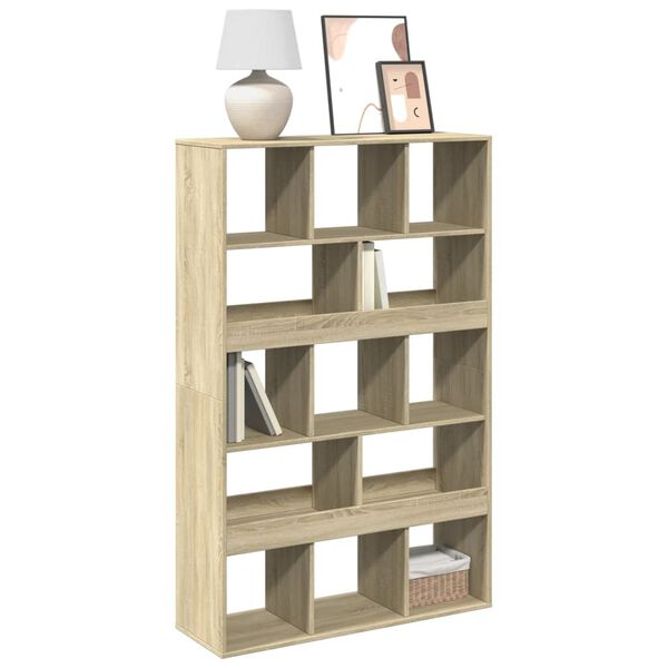 vidaXL B&uuml;cherregal Sonoma-Eiche 100x33x156,5 cm Holzwerkstoff