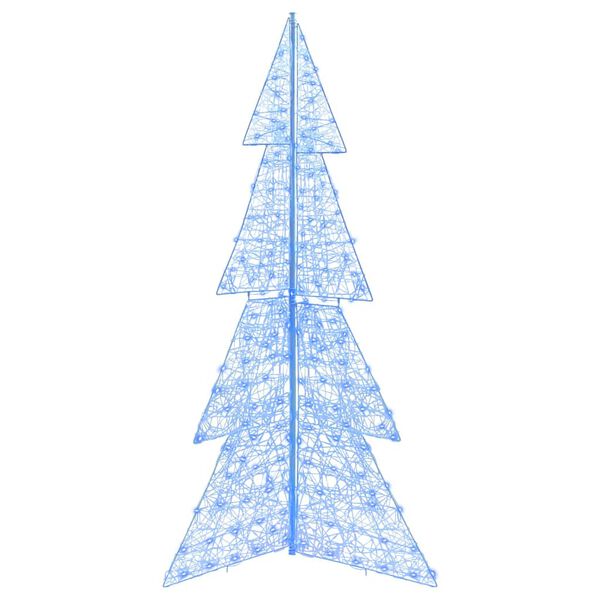 vidaXL Weihnachtsbaum mit 240 LEDs Blau 180 cm Acryl