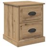 vidaXL Nachttisch 2 pcs Artisan-Eiche 39 x 39 x 47,5 cm Holzwerkstoff