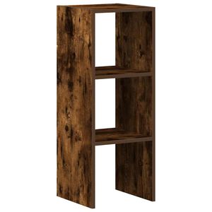 vidaXL B&uuml;cherregal Stapelbar R&auml;uchereiche 30x30x80 cm Holzwerkstoff