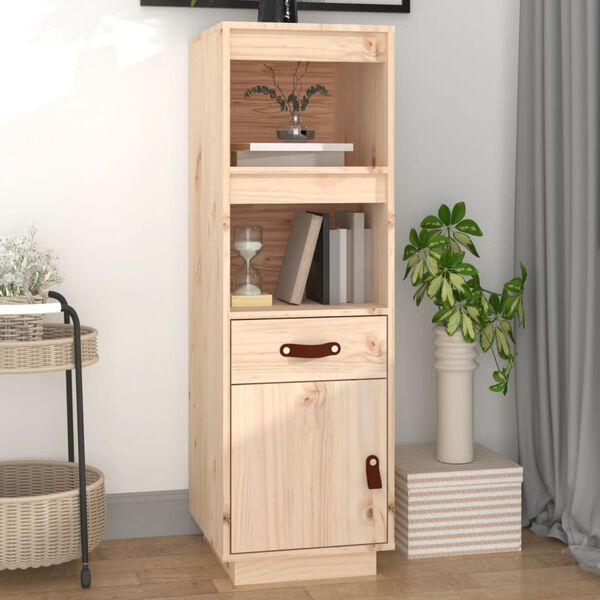 vidaXL Highboard 34x40x108,5 cm Massivholz Kiefer