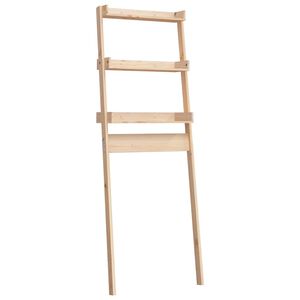 vidaXL Toilettenregal 63,5x32x179 cm Massivholz Kiefer