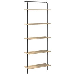 vidaXL B&uuml;cherregal 5 Ebenen 60 x 24 x 168 cm Holzwerkstoff