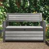 Keter 2-Sitzer Gartenbank mit Stauraum Hudson 227 L Grau