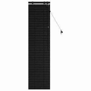 vidaXL Venezianische Jalousie Schwarz 50 x 160 cm 35 mm