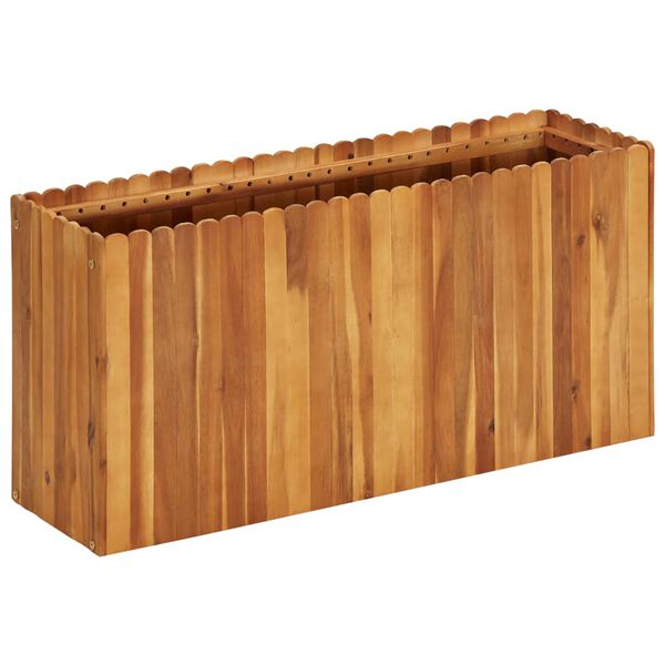 vidaXL Garten-Hochbeet 100 x 30 x 50 cm Massivholz Akazie