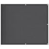vidaXL Balkon-Sichtschutz Anthrazit 90x700 cm 100 % Polyester-Oxford