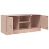 vidaXL TV-Schrank Rosa 99x39x44 cm Stahl