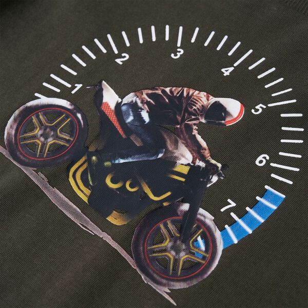 Kinder-Langarmshirt Khaki 128