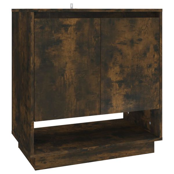vidaXL Sideboard Räuchereiche 70x41x75 cm Holzwerkstoff