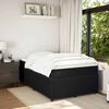 vidaXL Boxspringbett mit Matratze Schwarz 120x190 cm Samt