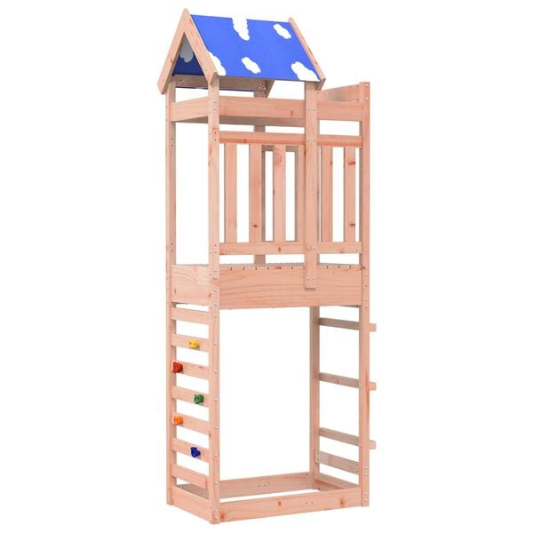 vidaXL Spielturm Braun 85 x 52,5 x 239 cm Massives Douglasienholz