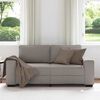 vidaXL 2-Sitzer-Sofa Taupe 180x77x82 cm Stoff