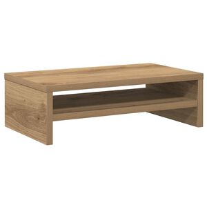 vidaXL Monitorst&auml;nder Artisan-Eiche 42x24x13 cm Holzwerkstoff