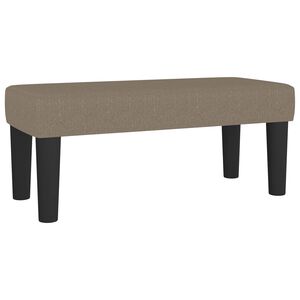 vidaXL Sitzbank Taupe 70x30x30 cm Stoff