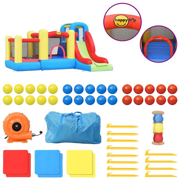 Happy Hop H&uuml;pfburg mit Rutsche 370x299x208 cm