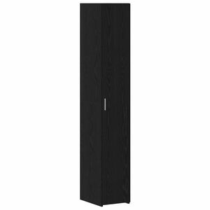 vidaXL Highboard 2 pcs Schwarz Eichen-Optik 30 x 42,5 x 185 cm