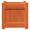 vidaXL Pflanzkübel Wachsbraun 31x31x31 cm Massivholz Kiefer