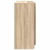 vidaXL Empfangstheke Sonoma-Eiche 135x50x103,5 cm Holzwerkstoff