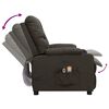 vidaXL Massagesessel Elektrisch Taupe Stoff