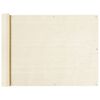 vidaXL Balkon Sichtschutz Creme 90x600 cm HDPE