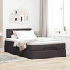 vidaXL Ottoman-Bett mit Matratze Dunkelbraun 120x190 cm Stoff
