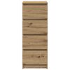 vidaXL Sideboard Artisan-Eiche 37,5x35x99 cm Holzwerkstoff
