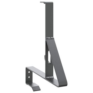 vidaXL Schneew&auml;chter Unterst&uuml;tzung Anthrazit 29,5 x 3 x 34,5 cm Stahl