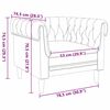 vidaXL Wohnzimmer Couch 3 pcs Dunkelgrau Stoff