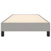 vidaXL Boxspringbettgestell Hellgrau 80x200 cm Stoff