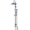 RIDDER Duschset Regendusche und Massage-Duschkopf Bahamas Chrom 91440