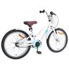 vidaXL Kinderfahrrad 20 Zoll f&uuml;r 6-11 Jahre alt Wei&szlig;