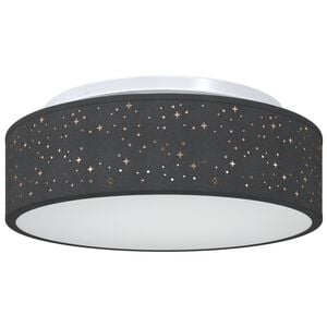 vidaXL Deckenlampe Schwarz 38 x 13.5 cm Stoff