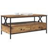 vidaXL Couchtisch with Drawer Altholz 100 x 51 x 45 cm Holzwerkstoff