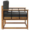 vidaXL Outdoor Mittelsofa Massivholz Akazie Natur