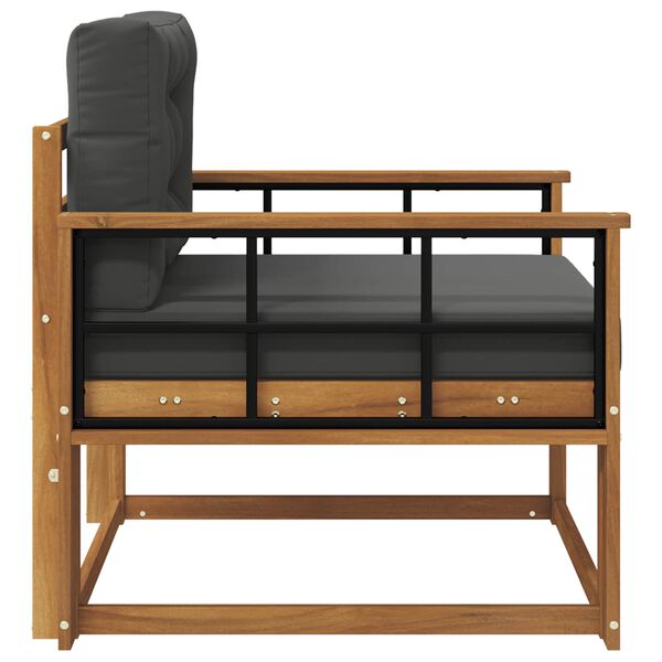 vidaXL Outdoor Mittelsofa Massivholz Akazie Natur