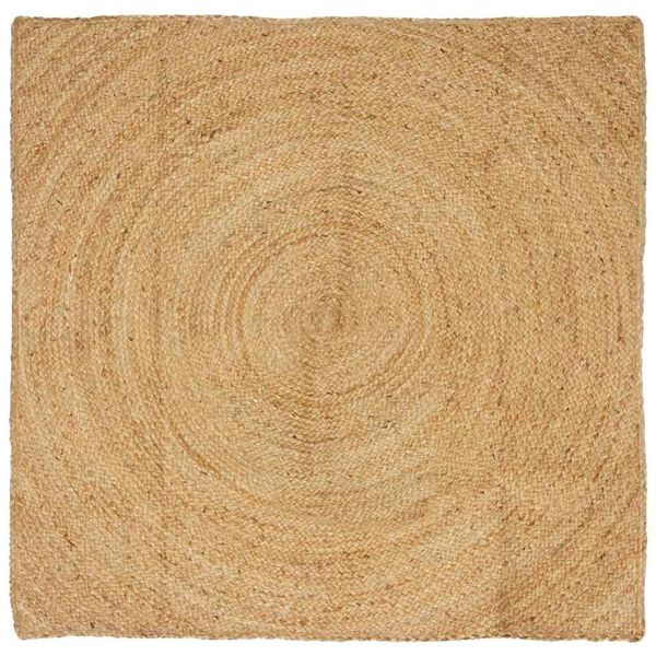 vidaXL Bereichsteppiche Quadratisch Braun 160 x 160 cm Jute