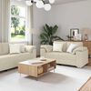 vidaXL Sofa 2 pcs Dunkelgr&uuml;n 219 x 80 x 82 cm Stoff