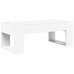 vidaXL Couchtisch Wei&szlig; 110 x 50 x 41 cm Holzwerkstoff