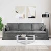 vidaXL Sofa Dunkelgrau 228 x 78 x 80 cm Samt
