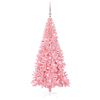 vidaXL Weihnachtsbaum mit 300 LEDs mit St&auml;nder Rosa 180 cm PVC