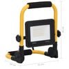 vidaXL LED-Fluter mit Handgriff 30 W Warmwei&szlig;