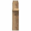 vidaXL Wandregale 2 Stk. Artisan-Eiche 50x12x50 cm Holzwerkstoff