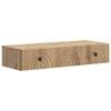 vidaXL Wandmontierter Beistelltisch 87,5 x 34,5 x 17 cm Holzwerkstoff