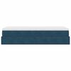 vidaXL Ottoman-Bett mit Matratze Dunkelblau 100x200 cm Samt