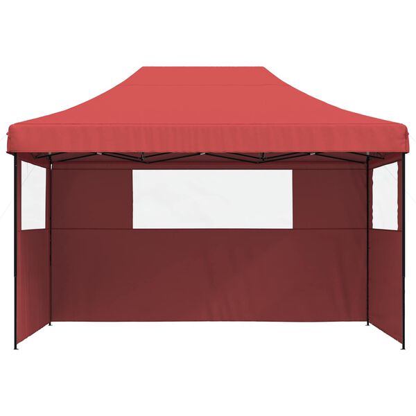 vidaXL Party-Zelt Bordeauxrot 279 x 410 x 315 cm Oxford-Stoff