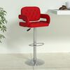 vidaXL Barhocker Weinrot Kunstleder