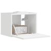 vidaXL TV-Wandschrank Gl&auml;nzend Wei&szlig; 60 x 31 x 29,5 cm Holzwerkstoff